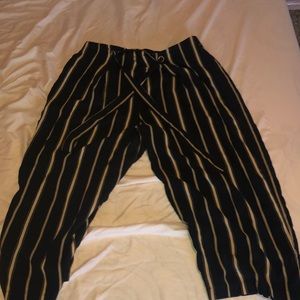 Black And Yellow Pants